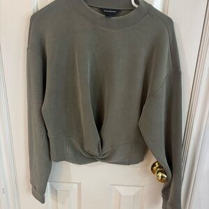 Club Monaco green super soft almost like suede material !